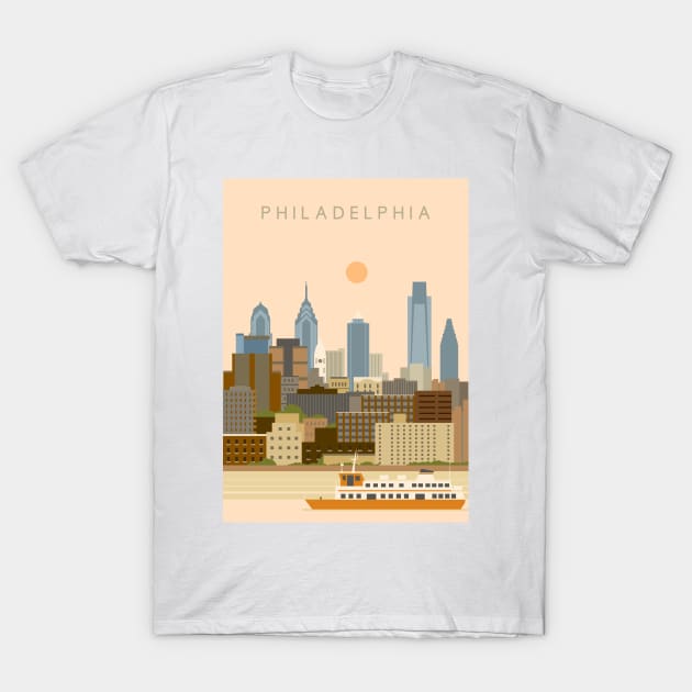 Philadelphia T-Shirt by Zakaria Azis